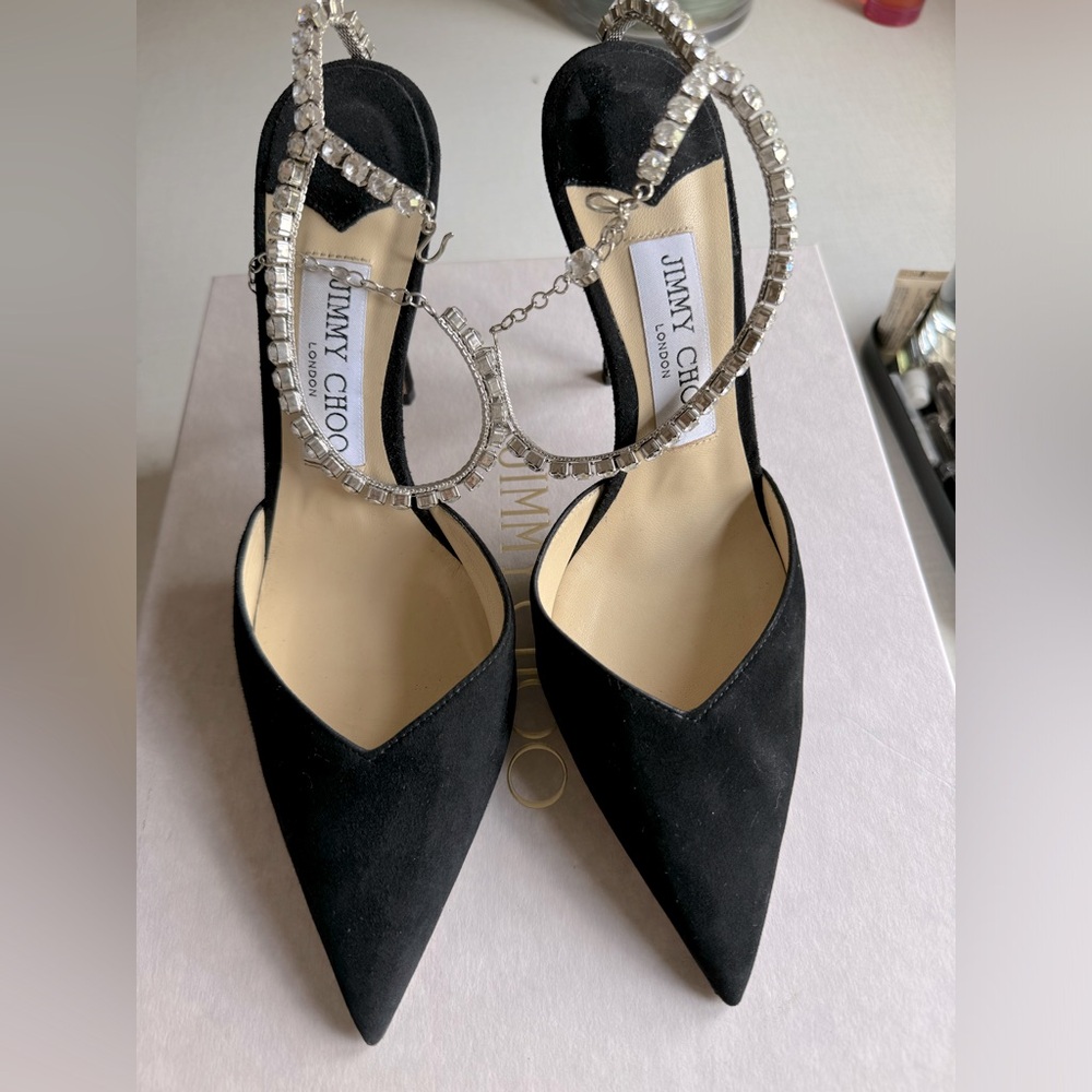 Jimmy Choo Saeda 100 crystal